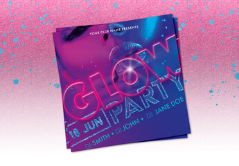 Glow Party Flyer