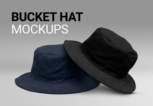 Editable Bucket Hat Mockup