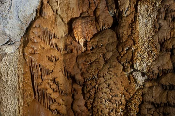 Crédence de cuisine en verre imprimé Cathedral Cove rocks Lime shale in the world largest water cave