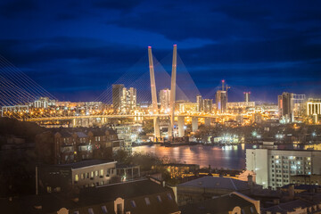 Night view of Vladivostok