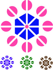 Simple Mandala. Vector Mandala. Floral. Flower. Oriental. Book Page. Outline.