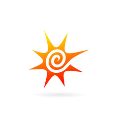 spark logo with spiral symbol