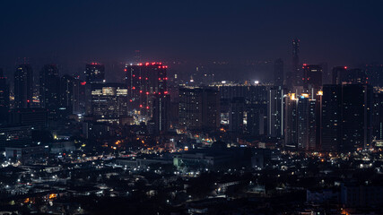 Obraz premium night view of the city