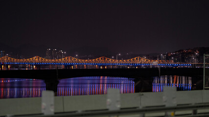 bridge at night