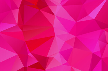 Obraz premium Colorful purple vivid polygonal triangular background pattern