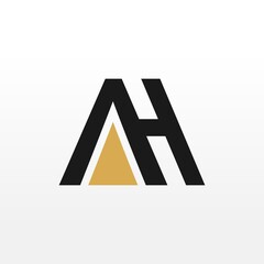 AH Initial letter monogram logo designs inspiration