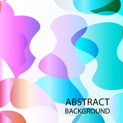 Dynamic texture background with fluid shapes modern concept - Vector