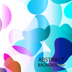 Dynamic texture background with fluid shapes modern concept - Vector