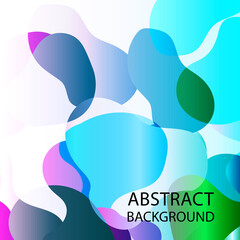 Dynamic texture background with fluid shapes modern concept - Vector