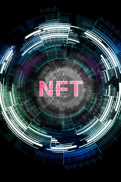 technology background NFT background