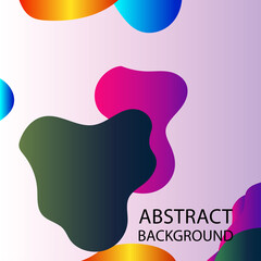 Dynamic texture background with fluid shapes modern concept - Vector