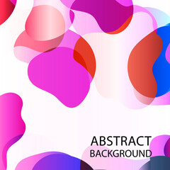 Dynamic texture background with fluid shapes modern concept - Vector