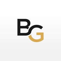 BG Initial letter monogram logo designs inspiration