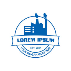 factory logo , industry logo vector