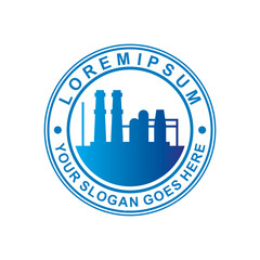 factory logo , industry logo vector