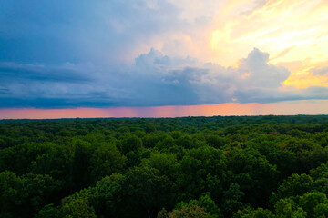 Storm clouds passing by