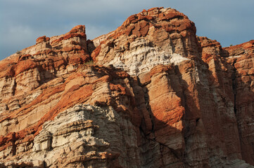 This image shows a view of Red Rock Canyon State Park in Kern County, California.