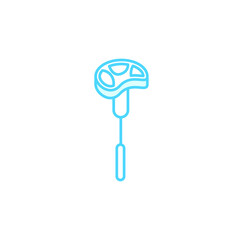 Illustration Vector Graphic of Meat icon