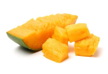 mangos on a white background 