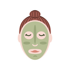 woman cosmetic mask