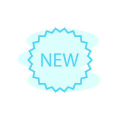 Illustration Vector Graphic of New Label icon