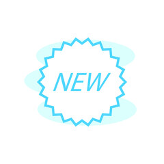 Illustration Vector Graphic of New Label icon