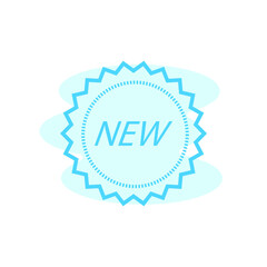 Illustration Vector Graphic of New Label icon