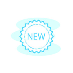 Illustration Vector Graphic of New Label icon