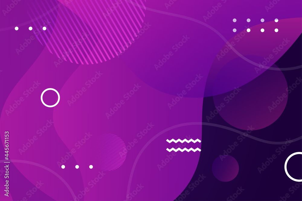 Poster abstract background template use memphis style with dark blue gradient combined with pink gradient c