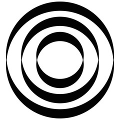 abstract circle logo simple and modern