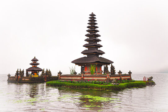 High key image of Balinese Temple