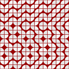 Naklejka premium Abstract Geometric Pattern generative computational art illustration