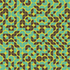 Abstract Geometric Pattern generative computational art illustration