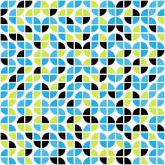 Abstract Geometric Pattern generative computational art illustration