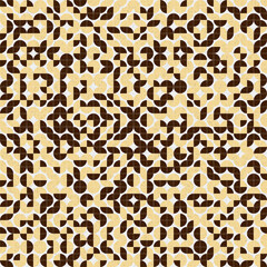 Abstract Geometric Pattern generative computational art illustration