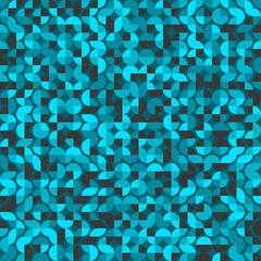 Abstract Geometric Pattern generative computational art illustration