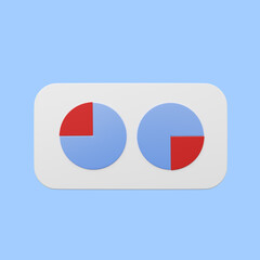 3d illustration of element user interface ui simple icon