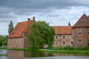 Am Wasserschloss Raesfeld im Münsterland