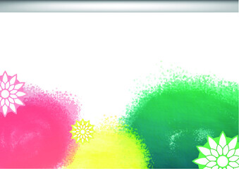 전통무늬가 있는 수묵화 배경 이미지