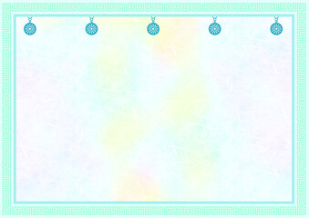 한지 배경의 동양적인 벡터 이미지