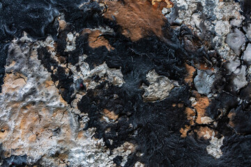 abstract colored texture. Old scratches, stain, paint splats, spots on the wall