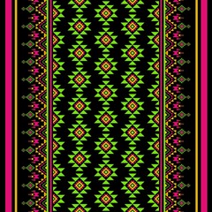seamless pattern Aztec pattern Ethnic fabric motif mandalas native boho bohemian carpet Ikat india Asia American African geometric 