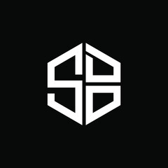 SDO logo SDO icon SDO vector SDO monogram SDO letter SDO minimalist SDO triangle SDO hexagon Circle Unique modern flat abstract logo design 