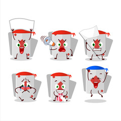 Mascot design style of remi card diamond character as an attractive supporter