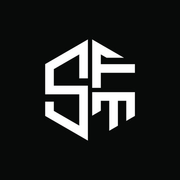 SFT logo SFT icon SFT vector SFT monogram SFT letter SFT minimalist SFT triangle SFT hexagon Circle Unique modern flat abstract logo design 