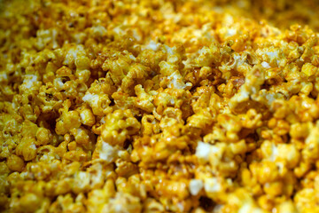 Full Frame Popcorns Background