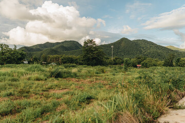 Fototapeta premium Amazing view at valley in the north of Thailand