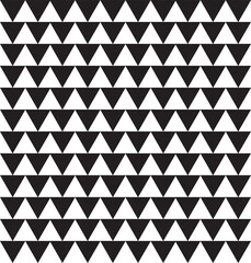 seamless geometric pattern with black triangles