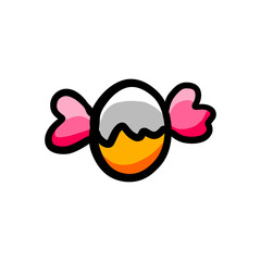 Unique Logo Design Vector Cartoon egg flying