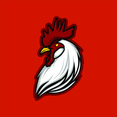 Rooster icon symbol vector style image